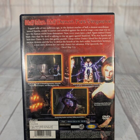 Capcom Devil May Cry 2001 Action & Adventure Video Game for Sony PlayStation 2 - Picture 2 of 8